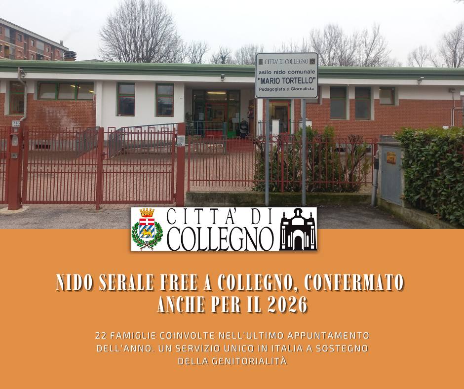 Nido serale Free a Collegno, confermato anche per il 2026